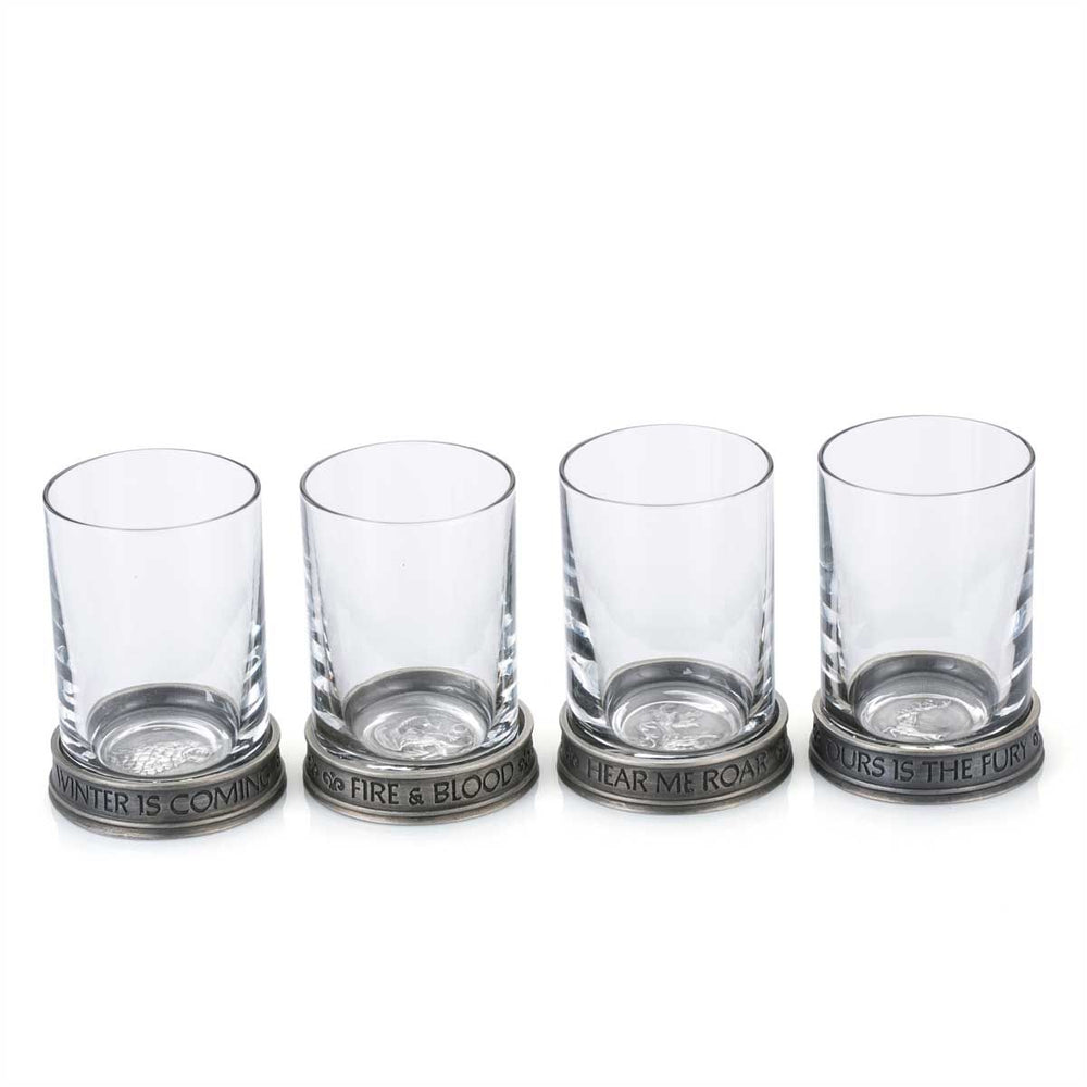 House Sigils Shot Glass Quartet